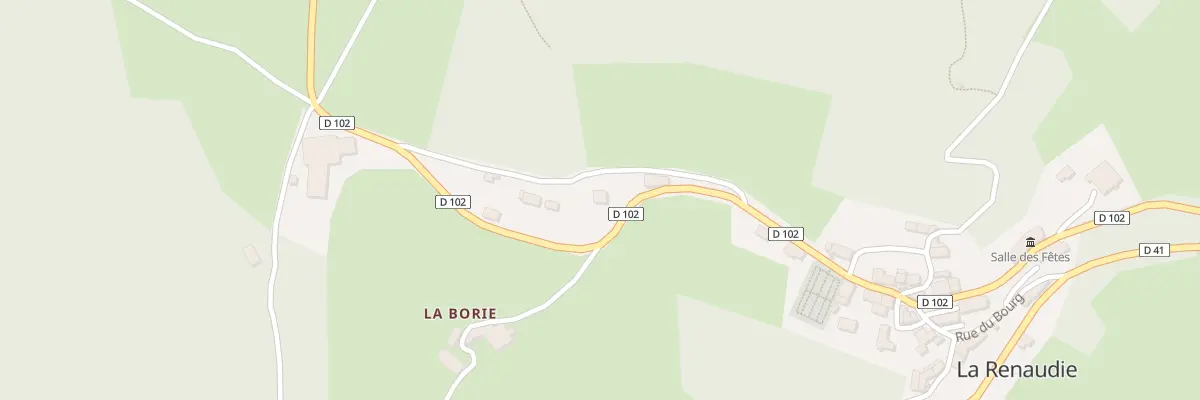 Plan du 5228 Le Bourg Sud à La Renaudie
