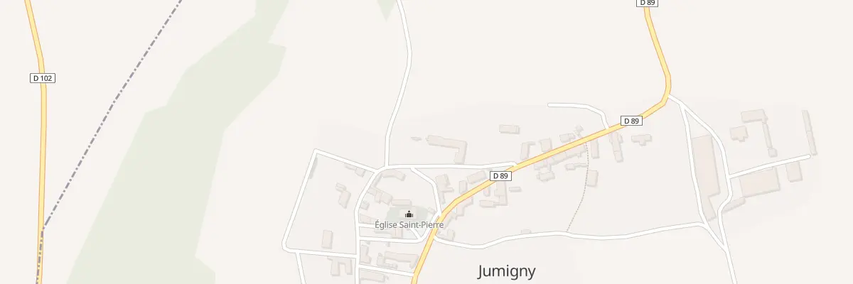 Plan du 1 Rue du Jeu de Paume à Jumigny