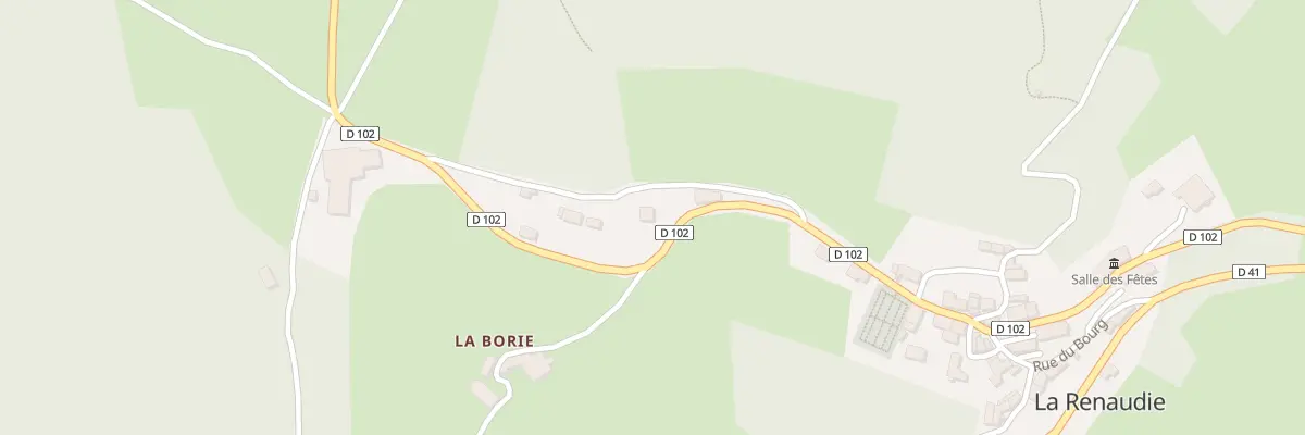 Plan du 5230 Le Bourg Sud à La Renaudie