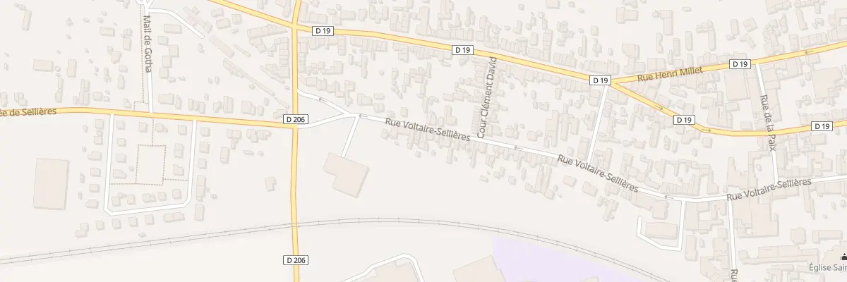 Plan du 123 Rue Voltaire Sellières à Romilly-sur-Seine