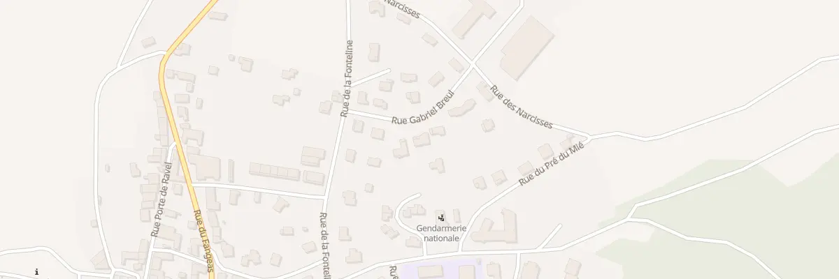 Plan du 8 Rue Gabriel Breul à Allègre