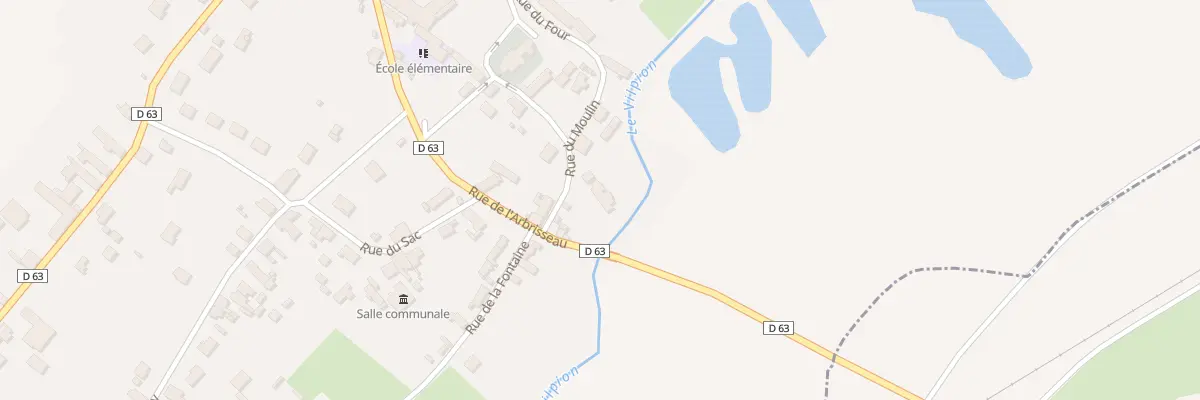 Plan du 4 Rue du Moulin à Erlon