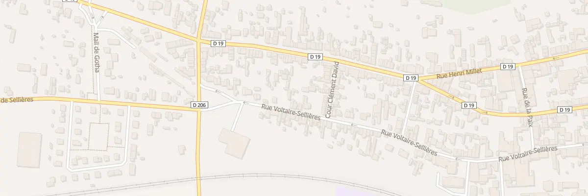 Plan du 148 Rue Voltaire Sellières à Romilly-sur-Seine