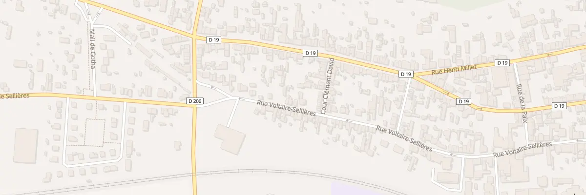 Plan du 146 Rue Voltaire Sellières à Romilly-sur-Seine