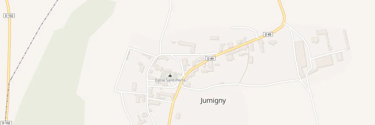 Plan du 10 Rue du Chemin des Dames à Jumigny