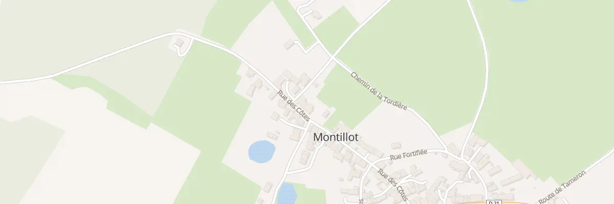 Plan du 24 Rue des Côtes à Montillot