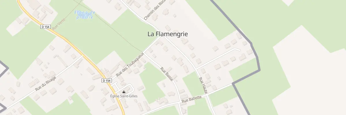 Plan du 28 Rue Haute à La Flamengrie