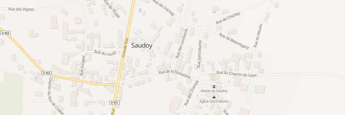 Plan du 2 Rue de l’Abreuvoir à Saudoy