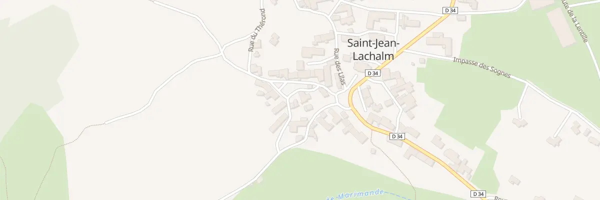 Plan du 5035 Le Bourg à Saint-Jean-Lachalm