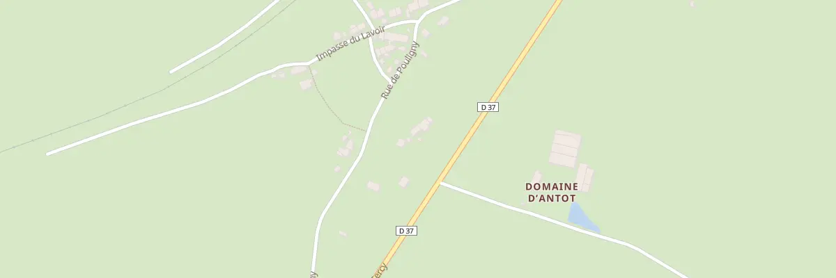 Plan du 7 Rue de Pouligny à Montaron