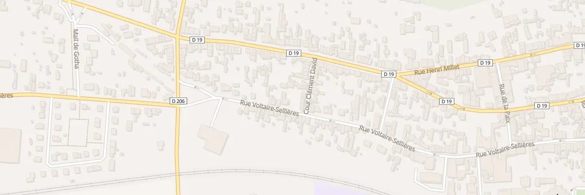Plan du 140 Rue Voltaire Sellières à Romilly-sur-Seine