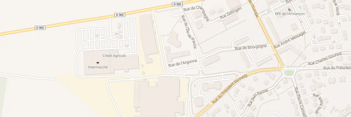 Plan du 2 Rue de Verdun à Saint-Florentin