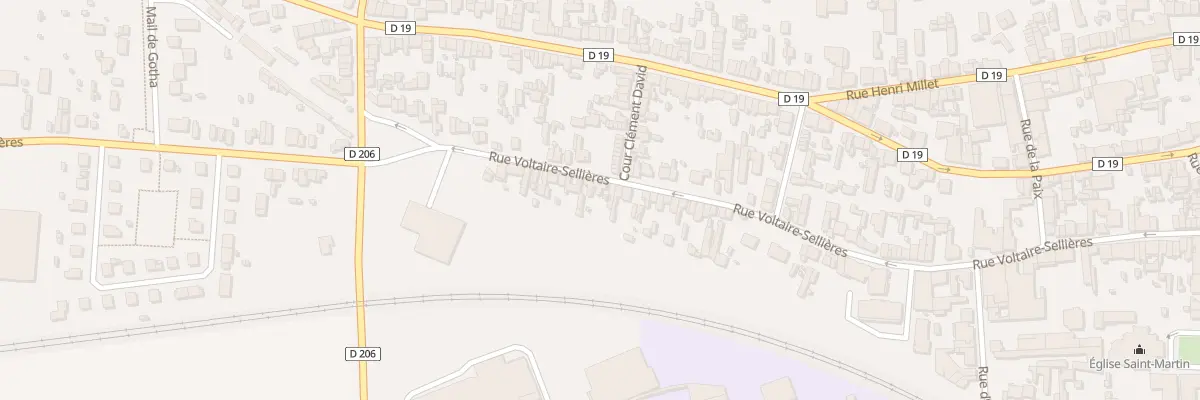 Plan du 115 Rue Voltaire Sellières à Romilly-sur-Seine