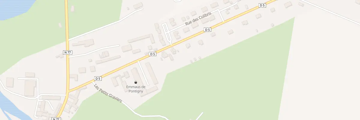 Plan du 12 Rue Andree Merle à Pontigny