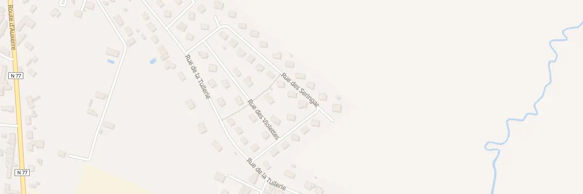 Plan du 16 Rue des Seringas à Pontigny