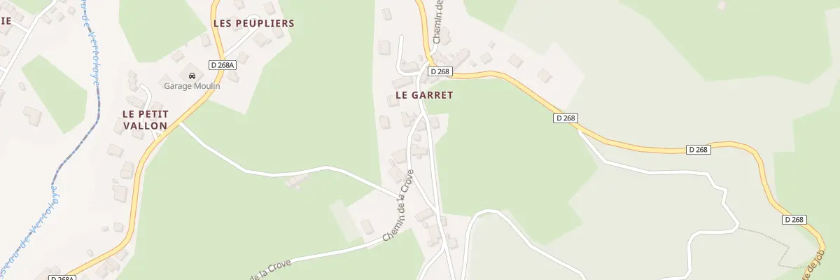 Plan du 5142 Le Garret à Vertolaye