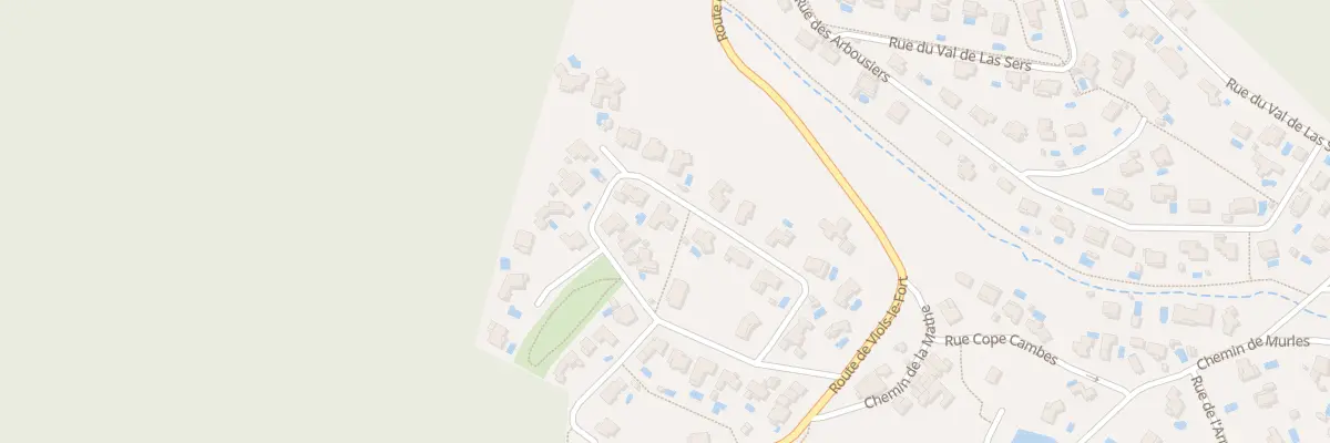 Plan du 306 Rue de la Luzette à Vailhauquès