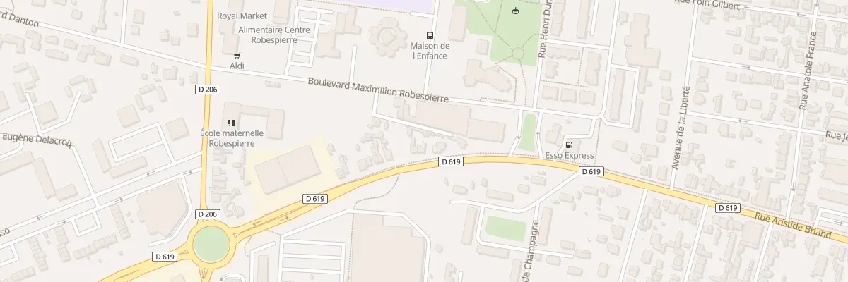 Plan du 92B Rue Aristide Briand à Romilly-sur-Seine