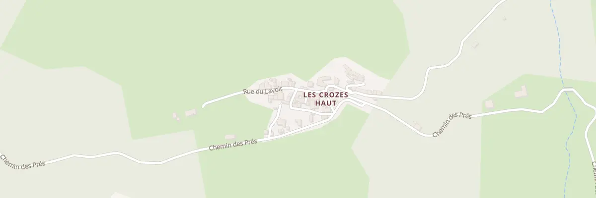 Plan du 5033 Crozes Hauts à Cassagnas