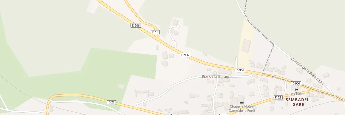 Plan du 5094 Sembadel Gare à Sembadel