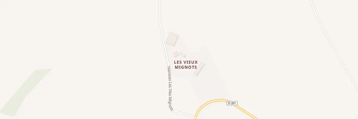 Plan du 1 Ham les Vies Mignots à Bœurs-en-Othe