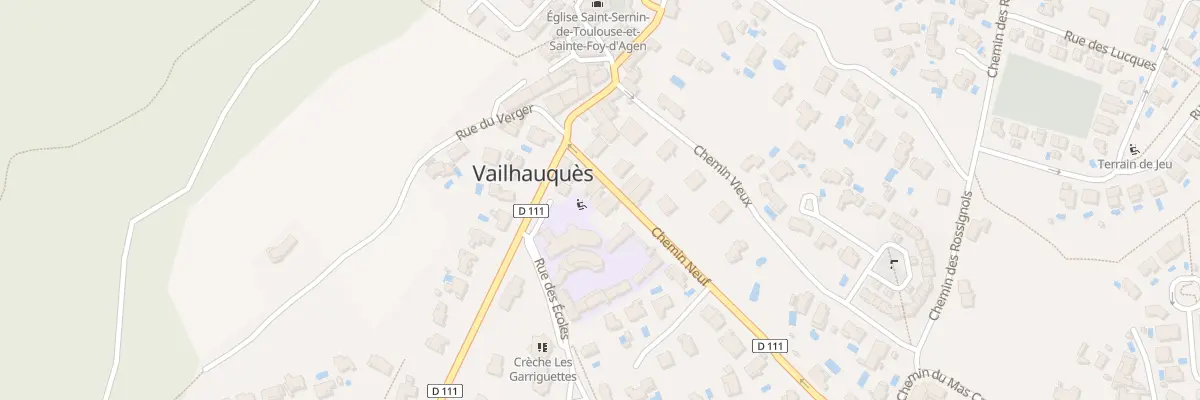 Plan du 10 Che Neuf à Vailhauquès