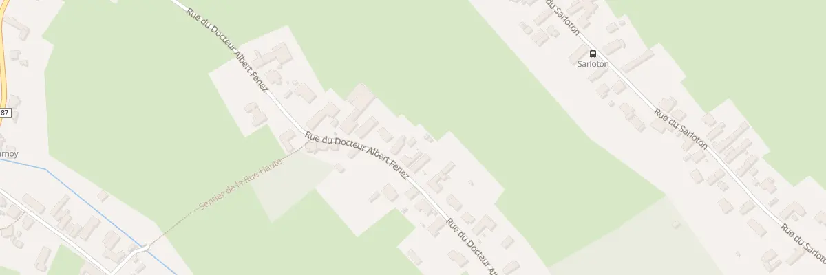 Plan du 844 Rue du Doc Albert Fenez à Gommegnies
