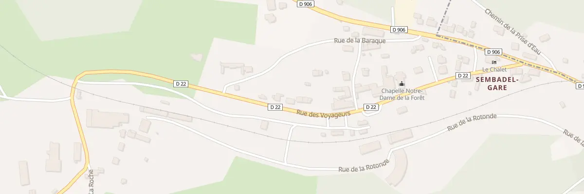 Plan du 5113 Sembadel Gare à Sembadel