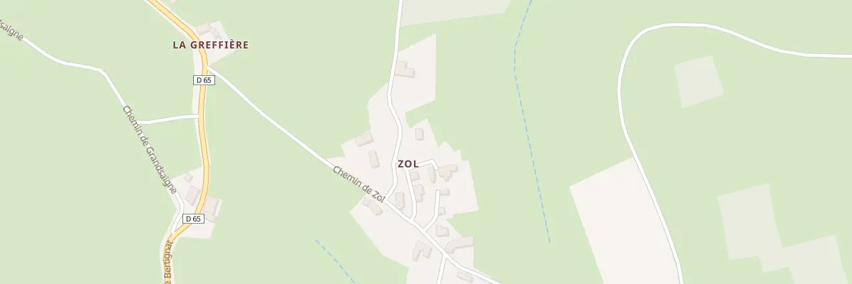 Plan du 74 All de la Fontvieille à Ambert