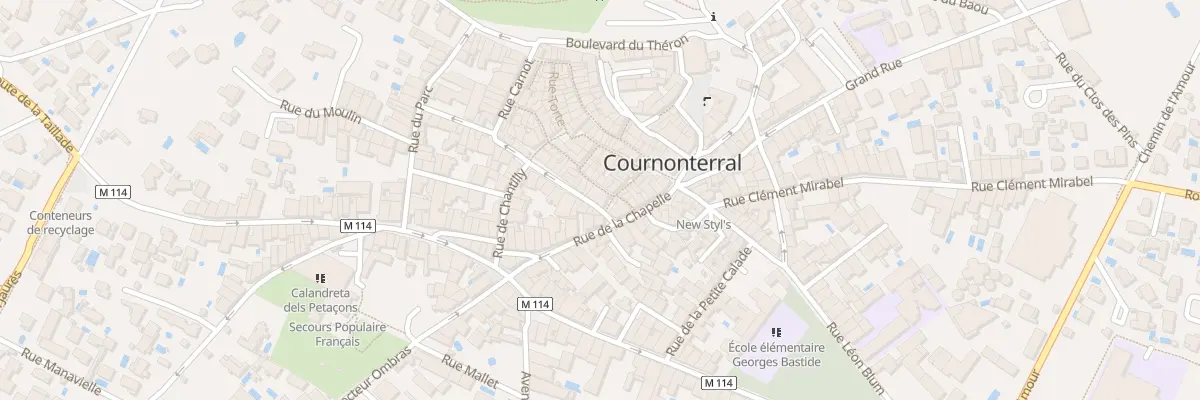 Plan du 14 Rue Puits de la Place à Cournonterral