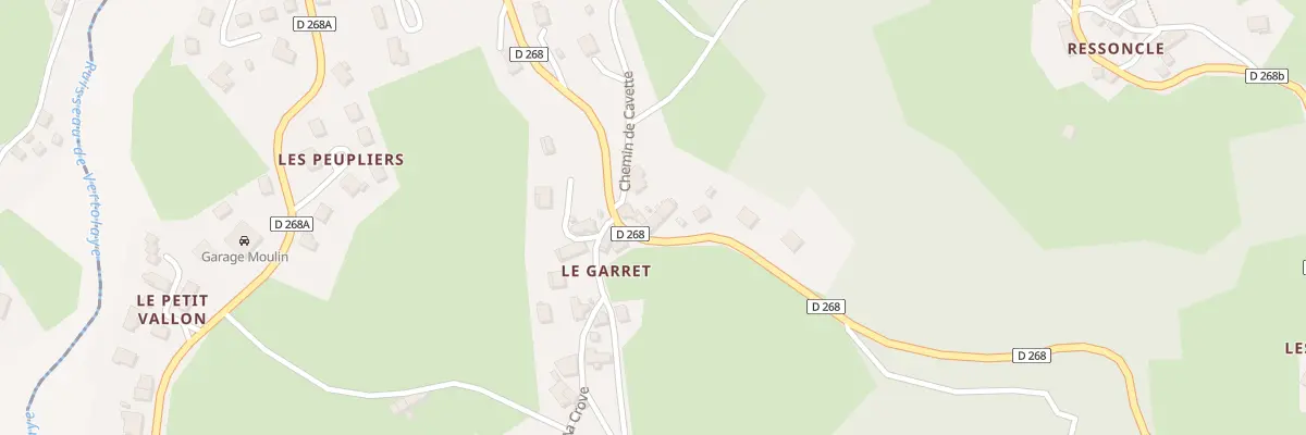 Plan du 5144 Le Garret à Vertolaye