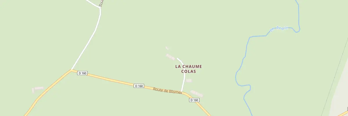 Plan du 28 La Chaume Colas à Ougny