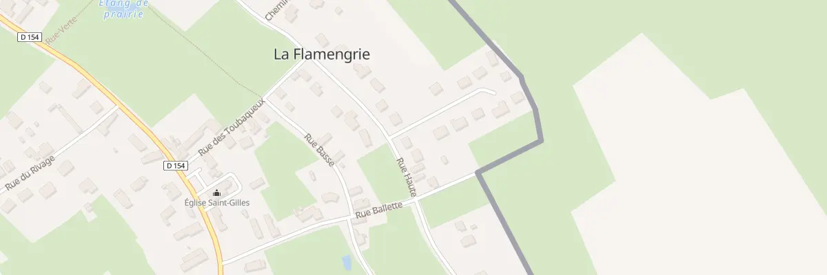 Plan du 15B Rue Haute à La Flamengrie