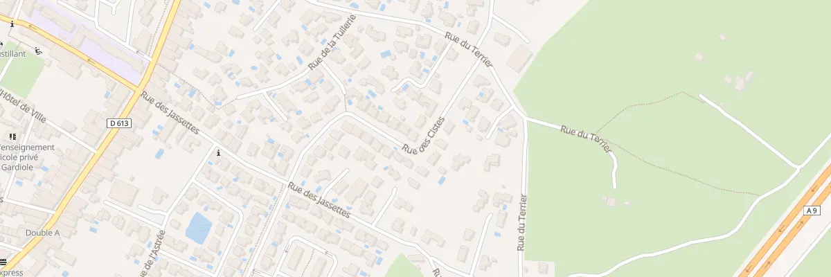 Plan du 23 Rue des Cistes à Gigean