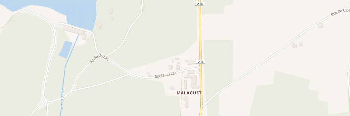 Plan du 5196 Malaguet à Monlet