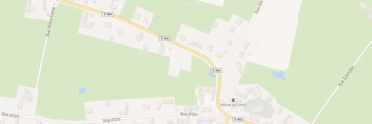 Plan du 11T Rte de Landrecies au Favril
