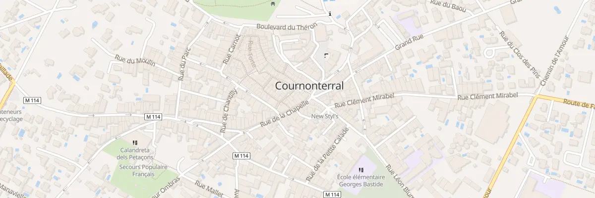 Plan du 8 Rue de la Chapelle à Cournonterral