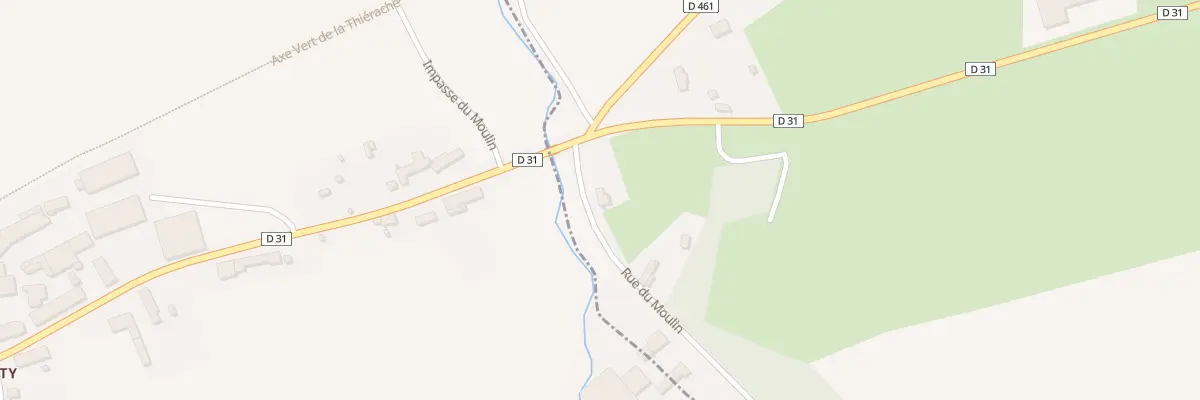Plan du 35 Rue du Moulin à Romery