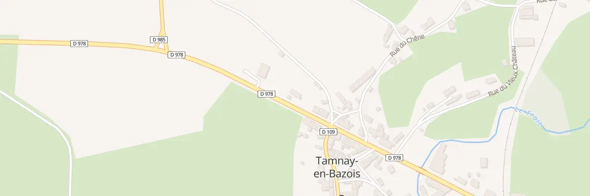 Plan du 1481 Rte Impériale à Tamnay-en-Bazois