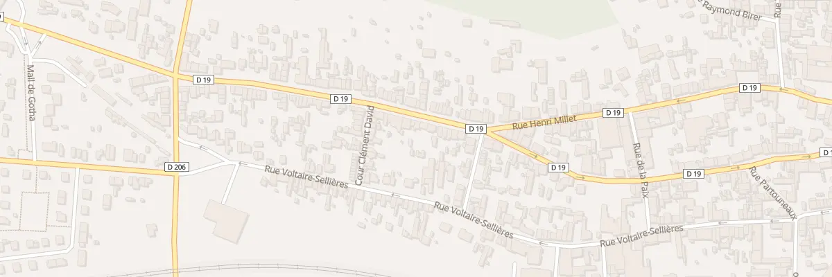 Plan du 93 Rue Henri Millet à Romilly-sur-Seine