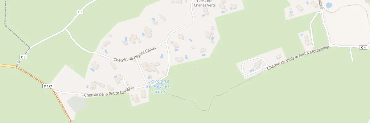 Plan du 2282 Peyres Canes à Viols-en-Laval