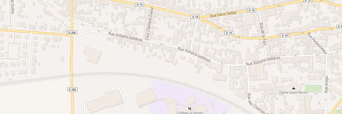 Plan du 89 Rue Voltaire Sellières à Romilly-sur-Seine