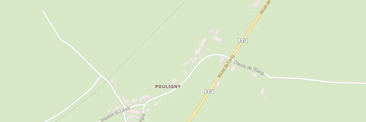 Plan du 8 Rue de Pouligny à Montaron