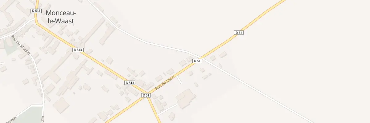 Plan du 6 Rue de Laon à Monceau-le-Waast