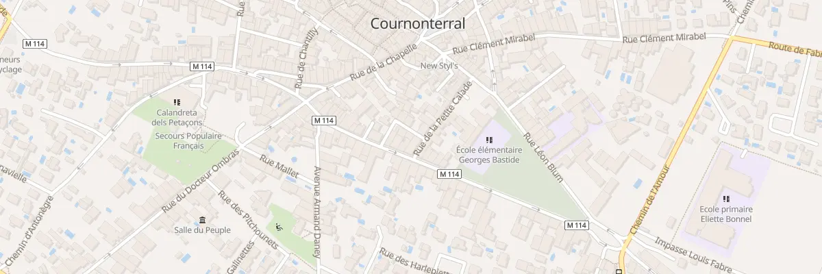 Plan du 1 Rue Cambon à Cournonterral