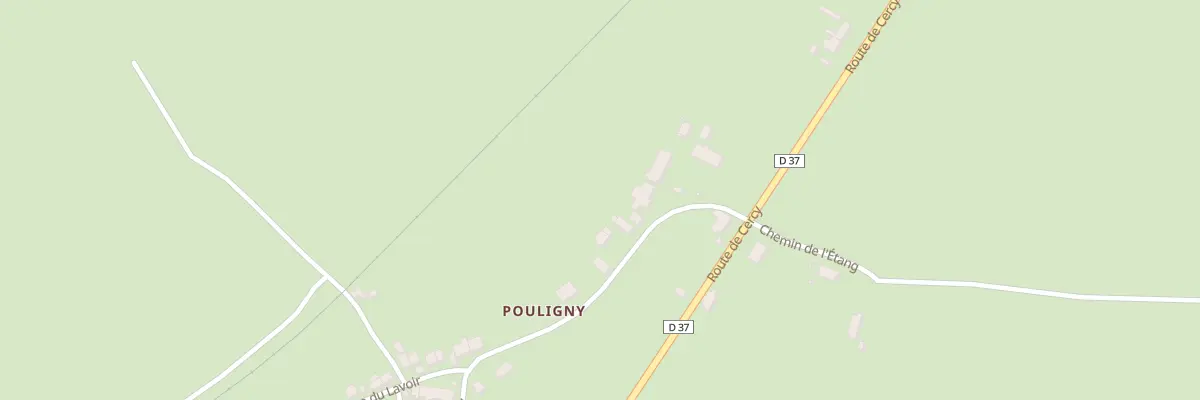 Plan du 6 Rue de Pouligny à Montaron