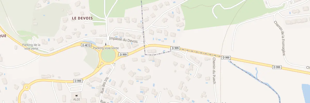 Plan du 5170 Lamoure à Moulès-et-Baucels