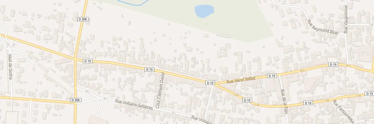 Plan du 9114 Rue Henri Millet à Romilly-sur-Seine
