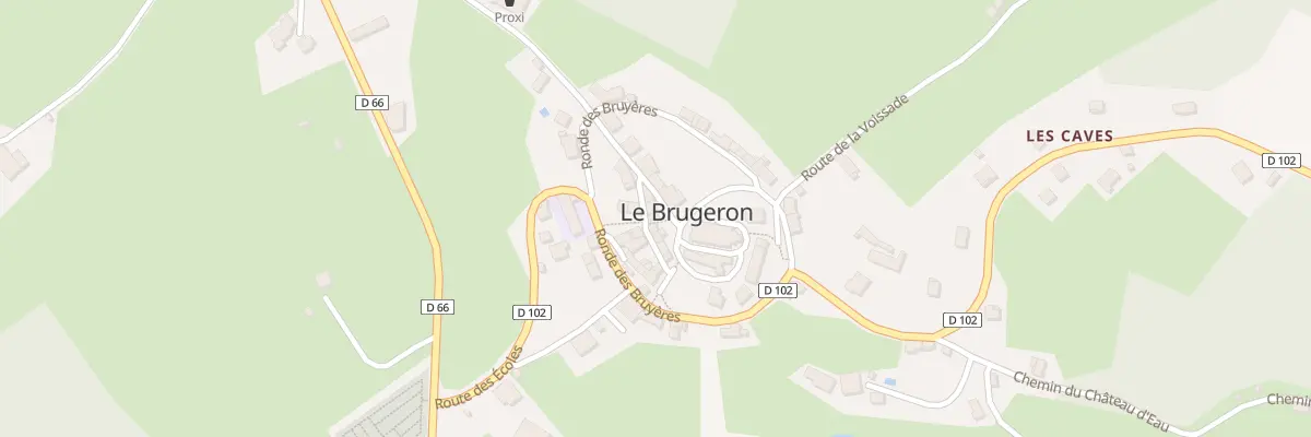 Plan du 5288A Le Bourg au Brugeron