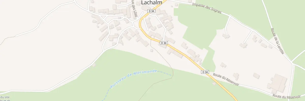 Plan du 5029 Le Bourg à Saint-Jean-Lachalm